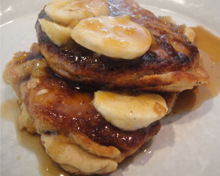 Pancakes with Bananas