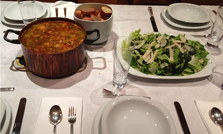 Polish Christmas Eve table