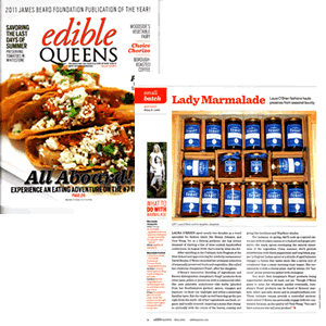 Josephine's Feast featured in Edible Queens