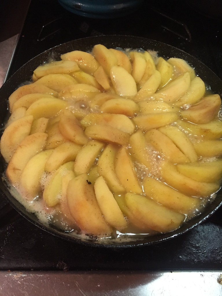 Cook Apples in Pan