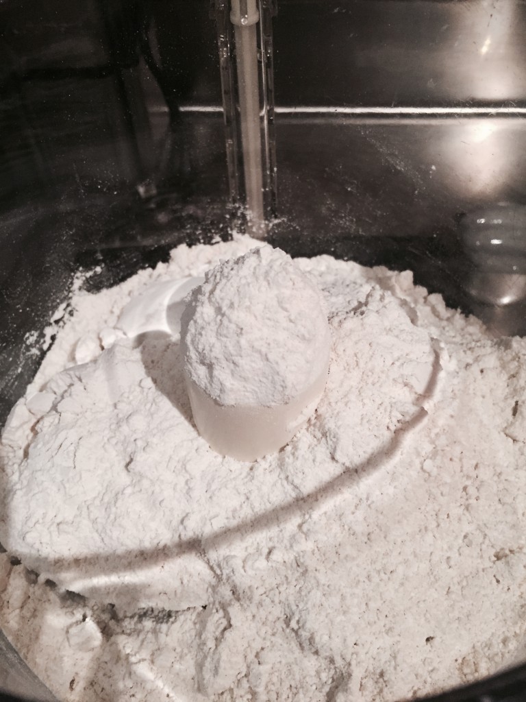 Flour in Food Processor