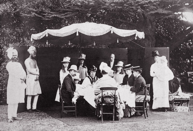 Queen Victoria Taking High Tea with Tsarina Alexandra of Russia